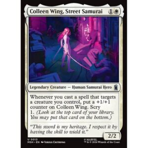 Marvel Super Heroes - 13 - Colleen Wing, Street Samurai - Uncommon - W - Non-foil (Front)