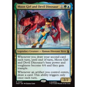 Marvel Super Heroes - 223 - Moon Girl and Devil Dinosaur - Rare - UG - Non-foil (Front)