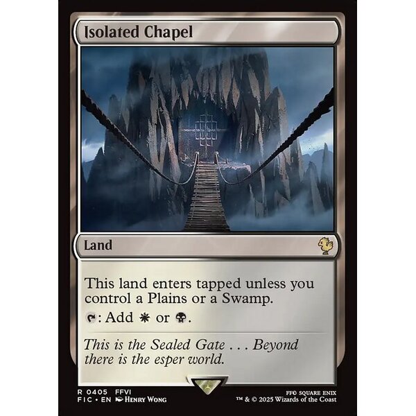 Final Fantasy Commander - 405 - Isolated Chapel - Rare - C - Non-foil (Front)