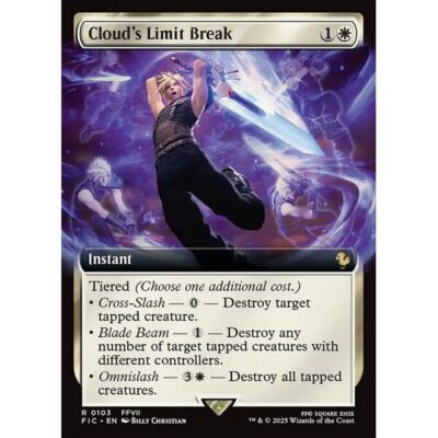 Final Fantasy Commander - 103 - Cloud's Limit Break - Rare - W - Non-foil (Front)