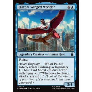 Marvel Super Heroes - 52 - Falcon, Winged Wonder - Uncommon - U - Non-foil (Front)