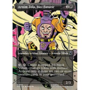 Marvel Super Heroes - 319 - Arnim Zola, Bio-Fanatic - Uncommon - B - Foil (Front)