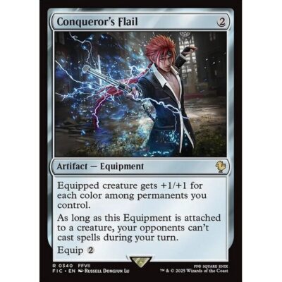Final Fantasy Commander - 340 - Conqueror's Flail - Rare - C - Non-foil (Front)