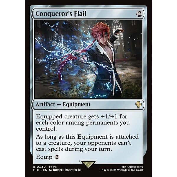 Final Fantasy Commander - 340 - Conqueror's Flail - Rare - C - Non-foil (Front)