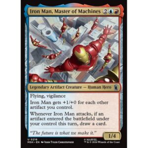 Marvel Super Heroes - 216 - Iron Man, Master of Machines - Uncommon - UR - Non-foil (Front)