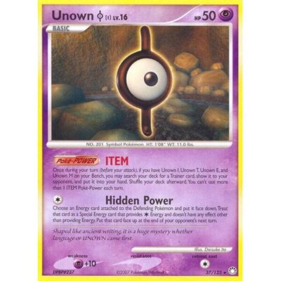 Mysterious Treasures - 37/123 - Unown [I]