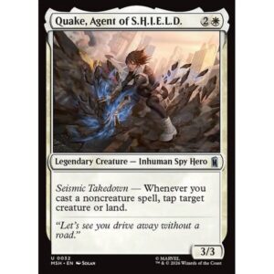 Marvel Super Heroes - 32 - Quake, Agent of S.H.I.E.L.D. - Uncommon - W - Non-foil (Front)