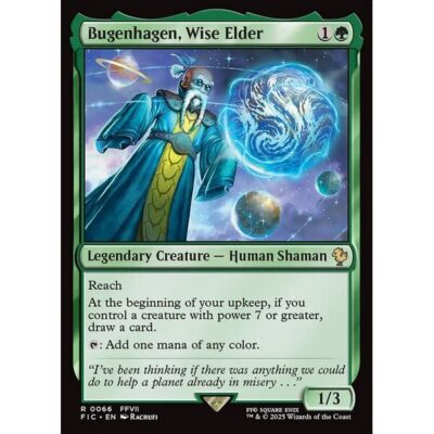Final Fantasy Commander - 66 - Bugenhagen, Wise Elder - Rare - G - Non-foil (Front)