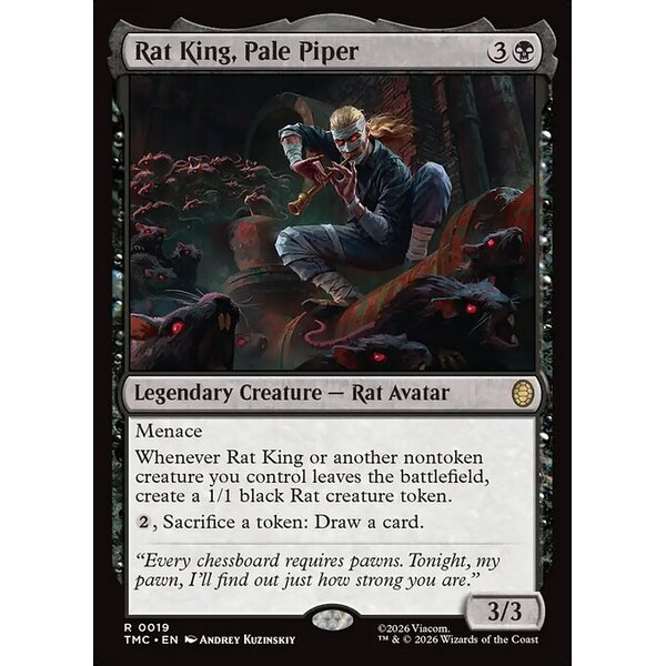 Teenage Mutant Ninja Turtles Eternal - 19 - Rat King, Pale Piper - Rare - B - Non-foil (Front)