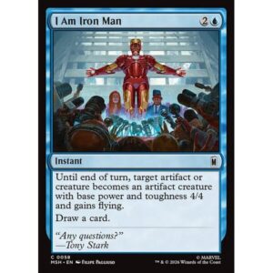 Marvel Super Heroes - 58 - I Am Iron Man - Common - U - Non-foil (Front)