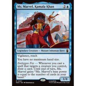 Marvel Super Heroes - 67 - Ms. Marvel, Kamala Khan - Rare - U - Non-foil (Front)