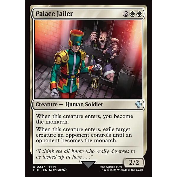 Final Fantasy Commander - 247 - Palace Jailer - Uncommon - W - Non-foil (Front)