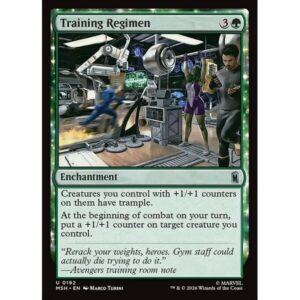 Marvel Super Heroes - 192 - Training Regimen - Uncommon - G - Non-foil (Front)