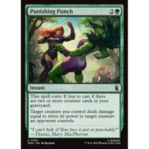 Marvel Super Heroes - 180 - Punishing Punch - Uncommon - G - Foil (Front)