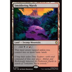 Teenage Mutant Ninja Turtles Eternal - 73 - Smoldering Marsh - Rare - C - Non-foil (Front)