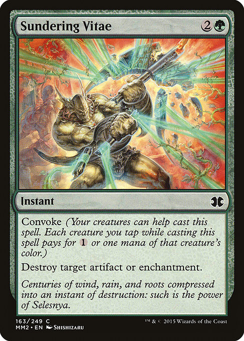 Modern Masters 2015 - 163 - Sundering Vitae - Common - G - Foil (Front)