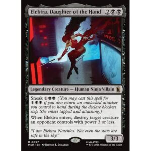 Marvel Super Heroes - 97 - Elektra, Daughter of the Hand - Rare - B - Non-foil (Front)