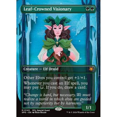 Special Guests - 140 - Leaf-Crowned Visionary - Mythic - G - Non-foil (Front)