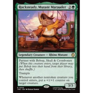 Teenage Mutant Ninja Turtles Eternal - 33 - Rocksteady, Mutant Marauder - Rare - G - Non-foil (Front)