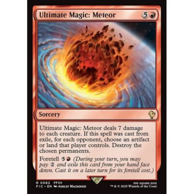 Final Fantasy Commander - 62 - Ultimate Magic: Meteor - Rare - R - Non-foil (Front)