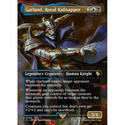 Final Fantasy Commander - 442 - Garland, Royal Kidnapper - Rare - UB - Foil (Front)
