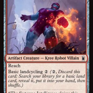 Marvel Super Heroes - 141 - Kree Sentinel - Common - R - Foil (Front)