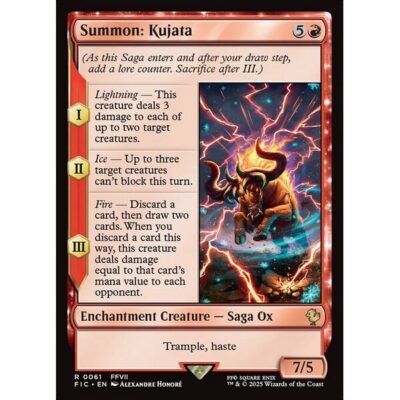Final Fantasy Commander - 61 - Summon: Kujata - Rare - R - Non-foil (Front)