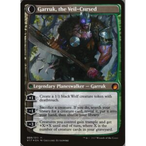 From the Vault: Transform - 9 - Garruk Relentless // Garruk, the Veil-Cursed - Mythic - C - Foil (Back)
