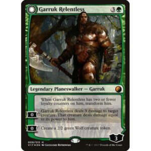 From the Vault: Transform - 9 - Garruk Relentless // Garruk, the Veil-Cursed - Mythic - C - Foil (Front)