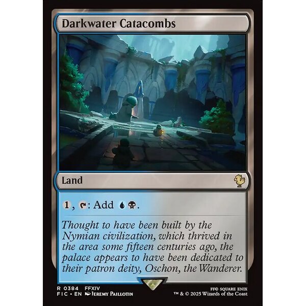Final Fantasy Commander - 384 - Darkwater Catacombs - Rare - C - Non-foil (Front)