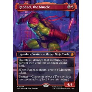 Teenage Mutant Ninja Turtles Eternal - 4 - Raphael, the Muscle - Mythic - R - Foil (Front)