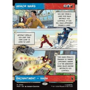 Marvel Super Heroes - 305 - Armor Wars - Rare - UR - Non-foil (Front)