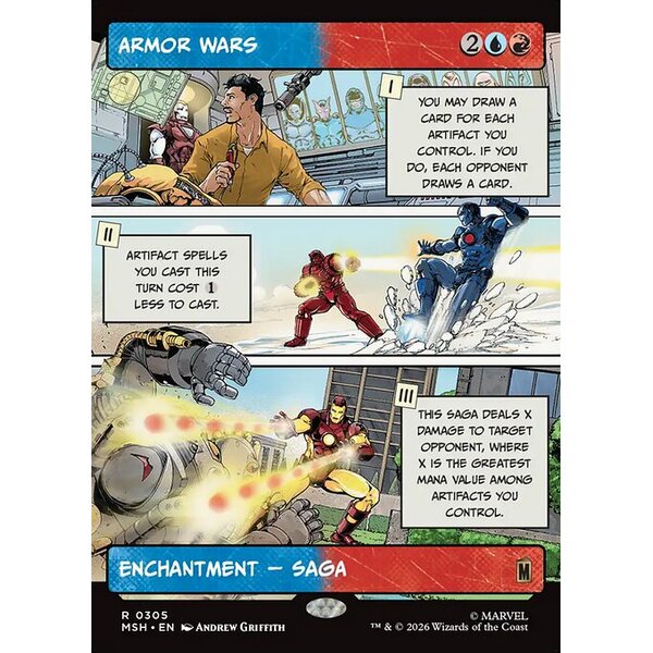 Marvel Super Heroes - 305 - Armor Wars - Rare - UR - Non-foil (Front)