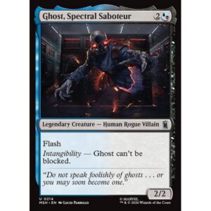 Marvel Super Heroes - 214 - Ghost, Spectral Saboteur - Uncommon - UB - Non-foil (Front)