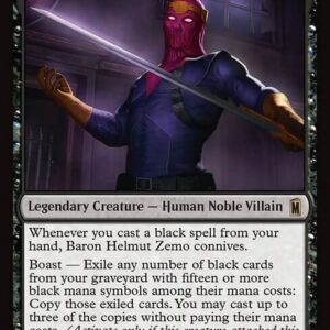 Marvel Super Heroes - 87 - Baron Helmut Zemo - Rare - B - Foil (Front)