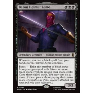 Marvel Super Heroes - 87 - Baron Helmut Zemo - Rare - B - Non-foil (Front)