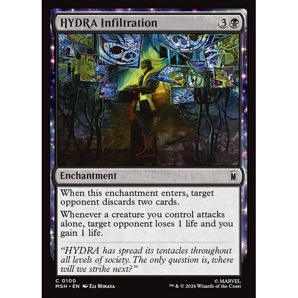 Marvel Super Heroes - 100 - HYDRA Infiltration - Common - B - Non-foil (Front)