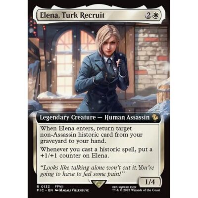 Final Fantasy Commander - 133 - Elena, Turk Recruit - Rare - W - Non-foil (Front)