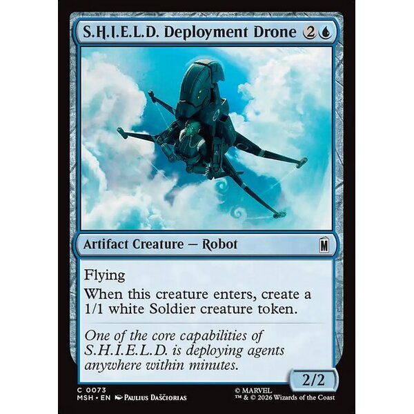 Marvel Super Heroes - 73 - S.H.I.E.L.D. Deployment Drone - Common - U - Non-foil (Front)