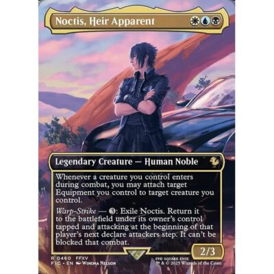 Final Fantasy Commander - 460 - Noctis, Heir Apparent - Rare - Multi - Foil (Front)