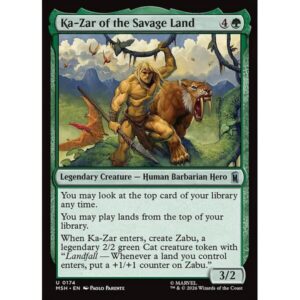 Marvel Super Heroes - 174 - Ka-Zar of the Savage Land - Uncommon - G - Non-foil (Front)