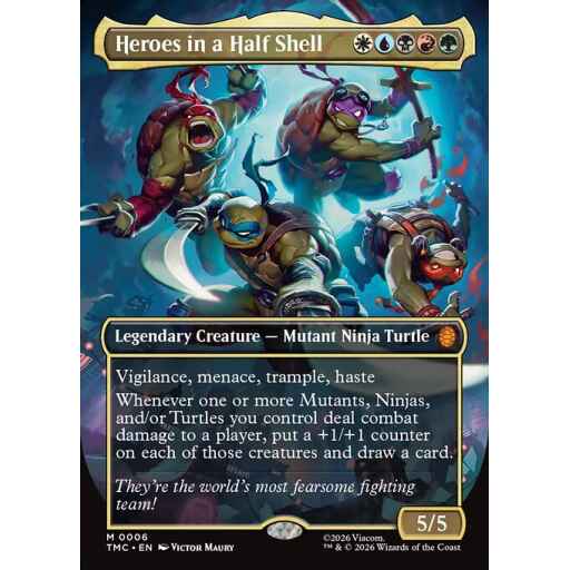 Teenage Mutant Ninja Turtles Eternal - 6 - Heroes in a Half Shell - Mythic - Multi - Foil (Front)