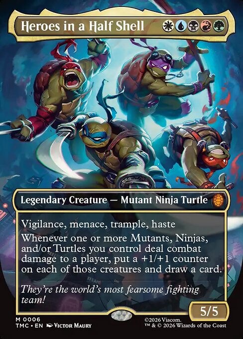 Teenage Mutant Ninja Turtles Eternal - 6 - Heroes in a Half Shell - Mythic - Multi - Foil (Front)
