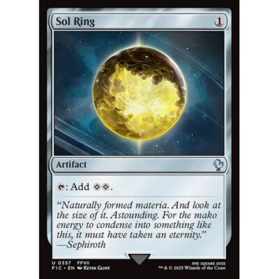 Final Fantasy Commander - 357 - Sol Ring - Uncommon - C - Non-foil (Front)