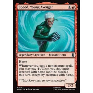 Marvel Super Heroes - 152 - Speed, Young Avenger - Uncommon - R - Non-foil (Front)