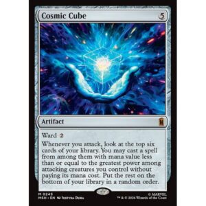 Marvel Super Heroes - 245 - Cosmic Cube - Mythic - C - Non-foil (Front)