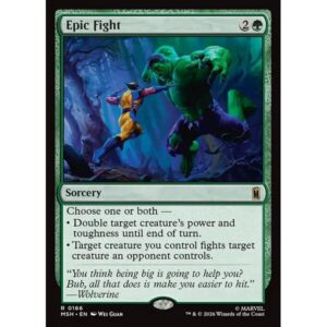 Marvel Super Heroes - 166 - Epic Fight - Rare - G - Non-foil (Front)