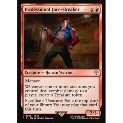 Final Fantasy Commander - 296 - Professional Face-Breaker - Rare - R - Non-foil (Front)