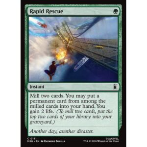 Marvel Super Heroes - 181 - Rapid Rescue - Common - G - Foil (Front)