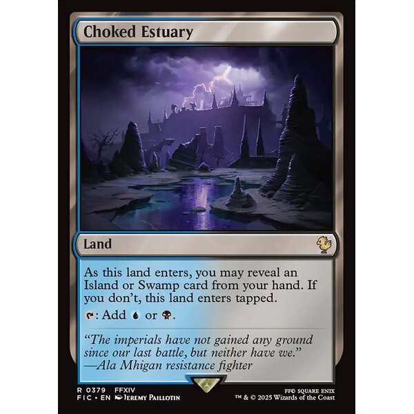Final Fantasy Commander - 379 - Choked Estuary - Rare - C - Non-foil (Front)